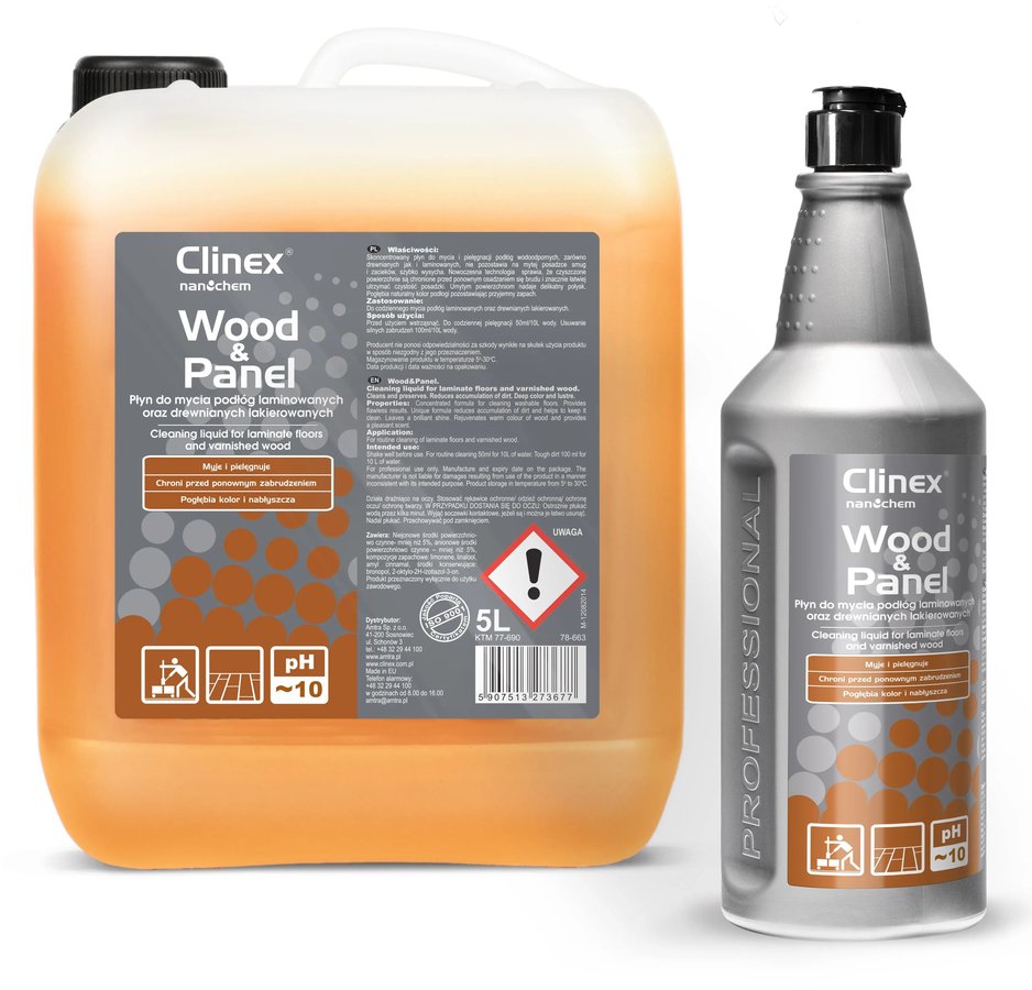 CLINEX WOOD PANEL 77-689 płyn do mycia powierzchni drewnianych