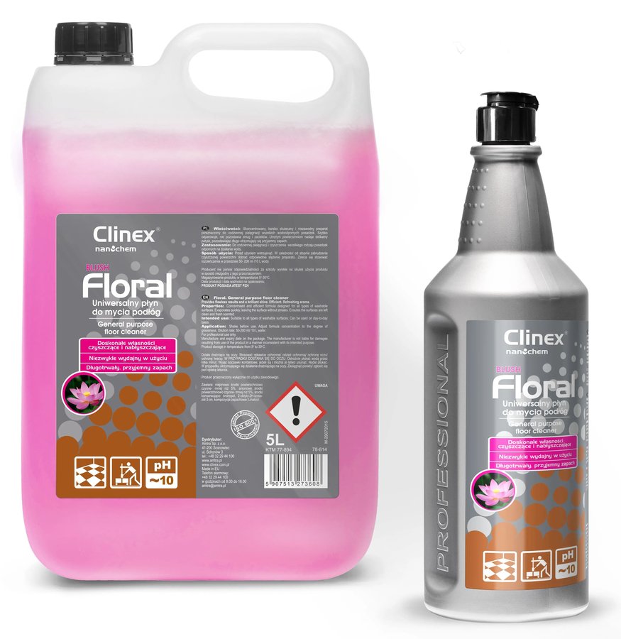 CLINEX FLORAL BLUSH 77-893 uniwersalny płyn do mycia 
