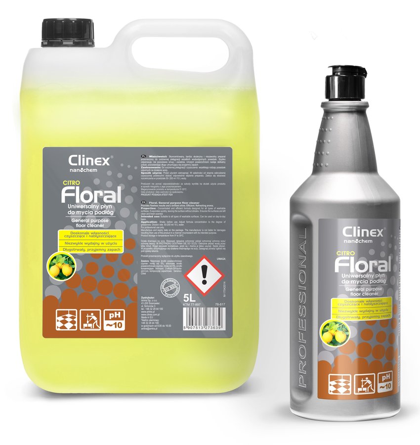 CLINEX FLORAL CITRO 77-896 uniwersalny płyn do mycia