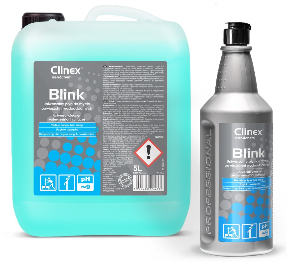 CLINEX BLINK 77-643 preparat do mycia powierzchni wodoodpornych