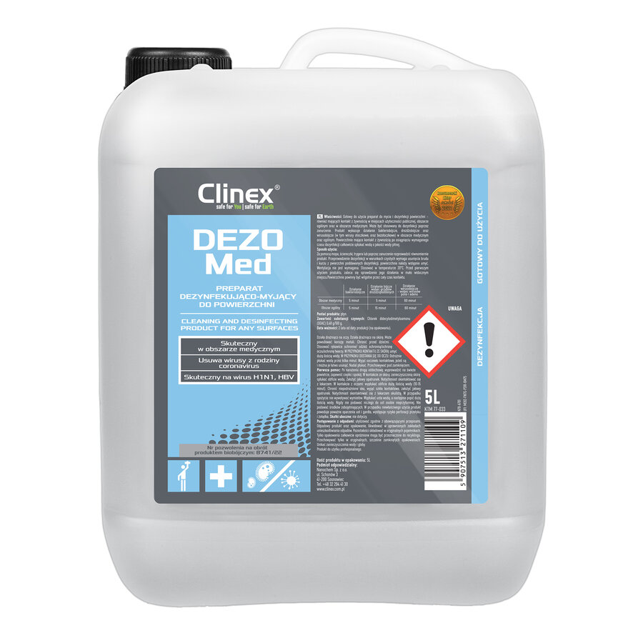 CLINEX DEZO MED 77-032 preparat dezynfekująco myjący do powierzchni